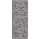 Konturensticker Schriften englisch 2764 Silber