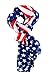 REINDEAR Premium American Flag Scarf 7 Styles(Chiffon)
