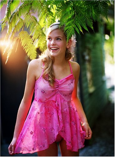 2 PC. Tie dye soft babydoll with embroidered flowers, and matching G-string.