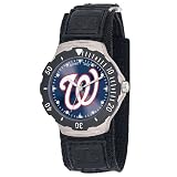 MLB Men's MDV-WAS Agent Series Washington Nationals Velcro Watch