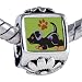 rottweiler24  - Rottweiler Black Beads Pandora Bead Bracelet Compatible