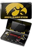 Nintendo 3DS Skin - Iowa Hawkeyes Tigerhawk Gold on Black