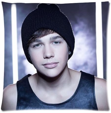 Generic Personalized Fantastic Hansome American Pop Singer Austin Mahone Austin Carter Mahone Design Pillowcase Zippered Throw Pillowcase 18x18 inches (one sides)