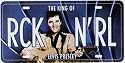 Elvis Presley License Plate King of RCK N RL