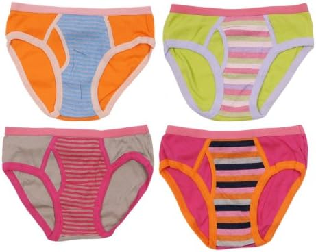 Womens 4 Pack Multicolor Hipster Briefs by Platinum Intimates Underwear Medium