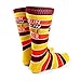 Gone For a Run Run Now Gobble Later (Yellow/Orange/Brown) Printed Mid Calf Socks | Running Socks Multiple Sizes