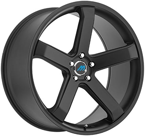 Mach ME5 Satin Black Wheel with Painted (19 x 9.5 inches /5 x 114 mm, 40 mm Offset)