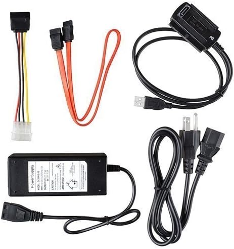 USB 2.0 Adapter Converter Cable for 2.5 / 3.5 Inch Hard Drive, USB 2.0 to SATA/IDE Hard Drive Adapter Cable