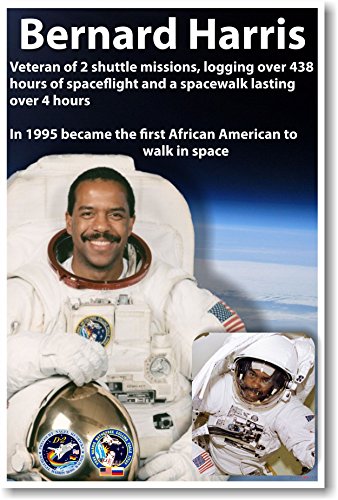 Bernard Harris - NEW African American NASA Astronaut Space Poster