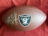 Nnamdi Asomugha Autographed Oakland Raiders Logo NFL Wilson Composite Football, Proof Photo of Nnamdi Signing for Us.