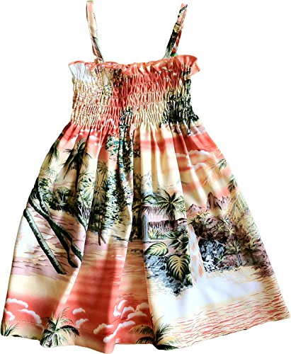 RJC Baby Girl's Paradise Island Surf Smocked Hawaiian Sundress