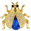 Gold Plated Beetle Animal Pin Brooches