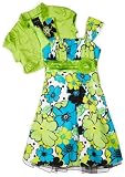 My Michelle Girls 7-16 Woven Shrug Dress