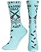 Ariat Women's Wanted Dead or Alive Mid-Calf Novelty Sock, Aqua, One Size