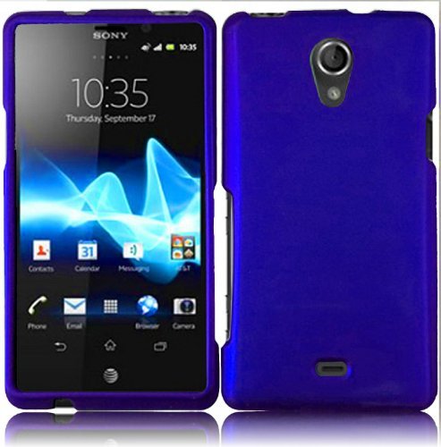 For Sony Ericsson Xperia TL LT30at Hard Cover Case Blue Accessory