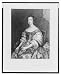 Historic Print (L): [Catherine of Braganza, three-quarter length portrait, seated, facing front]