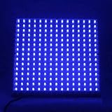 IMAGE OF LED Wholesalers 2501BU Blue 225 LED 13.8 Watt Square Grow Light Panel 110 Volt