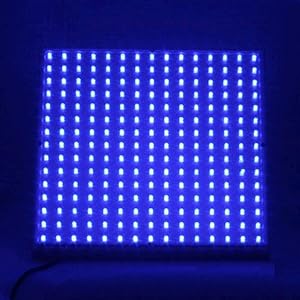 LED Wholesalers 2501BU Blue 225 LED 13.8 Watt Square Grow Light Panel 110 Volt LED Wholesalers 2501BU Blue 225 LED 13.8 Watt Square Grow Light Panel 110 Volt