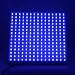LEDwholesalers 2501BU Blue 225 LED 13.8 Watt Square Grow Light Panel 110 Volt