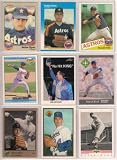 Nolan Ryan (9) Card Baseball Lot (Texas Rangers) (Houston Astros) (California Angeles)