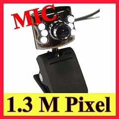 1.3 Mega Pixel Webcam 6 LED Nachtbeleuchtung inkl Micro