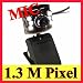 1.3 Mega Pixel Webcam 6 LED Nachtbeleuchtung inkl Micro