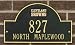 Cleveland Browns Black and Gold Personalized Address Plaque