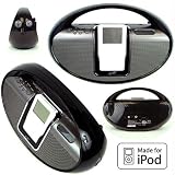Buy Digital Clock Radio with iPod Docking Station - Black, Model# 72-2807B  by Trademark Global