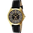 Invicta Men's II Collection ExtraThin Black Leather Watch #3427
