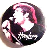 Huey Lewis~ Huey Lewis Button~ Huey Lewis and The News~ Rare Authentic Vintage Button!!~ Approx 1