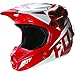 Fox Racing Race Youth V1 Motocross Motorcycle Helmet - Red / Large