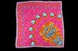 Large Scarf 36'' Chimalli in Pink