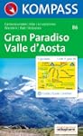 Carte touristique : Gran Paradiso, Va...
