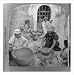 Historic Print (L): [Women] making clay jars, Ramallah, Palestine