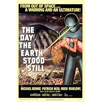 The Day The Earth Stood Still Poster 27x40 Michael Rennie Patricia Neal Hugh Marlowe