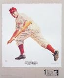 Ritchie Ashburn Philadelphia Phillies Lithogaph By Michael Mellett