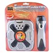 Emergency Flashlight, AM/FM and Weather Band Radio, Compass and Thermometer, with Crank Generator (No Batteries Required)