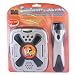 Emergency Flashlight, AM/FM and Weather Band Radio, Compass and Thermometer, with Crank Generator (No Batteries Required)