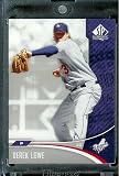 2006 SP Authentic #48 Derek Lowe Baseball Card - Mint Condition - In Protective Display Case !!
