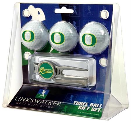 Oregon Ducks Uo Ncaa Kool Tool 3 Golf Ball Gift Packs