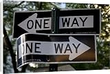 Canvas Prints of Confusing street signs in Lower Manhattan from Robert Harding