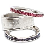 Houston Texans Logo Crystal Stacked Ring Set