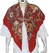 Silk Scarf Square Shape Women's Accessory 44 x 44 inches (sqsrf070)