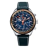 TX Mens 600 Series Pilot Flyback Chronograph Dual-Time Zone Watch #T3C426 by TX