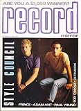 RECORD MIRROR MAGAZINE BACK ISSUE 13/10/1984, STYLE COUNCIL - PRINCE - ADAM ANT - PAUL YOUNG - KID CREOLE & ULTRAVOX ALL APPEAR INSIDE
