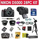 Nikon D5000 SLR Digital Camera 28pcs KIT with Nikon 18-55mm Vr Lens