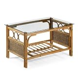 Glass Top Coffee Table Conservatory Furniture Unit - FREE 48Hr Dispatch