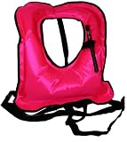 Bright Pink Adult Snorkel Vest