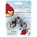 Angry Birds Black Bird Collectible Puzzle Erasers 3 pack