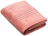 Lenox Platinum Collection 30-inch by 58-inch Bath Towel, Tea Rose